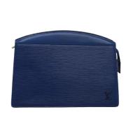 Louis Vuitton Vintage Pre-owned Laeder kuvertvskor Blue, Dam