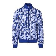 Bikkembergs Sweatshirt med Sweatshirt med dragkedja Blue, Herr