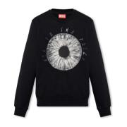 Diesel S-Ginn-L5 sweatshirt Black, Herr