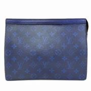 Louis Vuitton Vintage Pre-owned Tyg kuvertvskor Blue, Herr