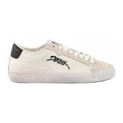 Diesel Läder Sneakers med Gummisula White, Dam