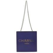 Chanel Vintage Pre-owned Vinyl chanel-vskor Purple, Dam