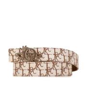 Dior Vintage Pre-owned Canvas skrp Beige, Dam