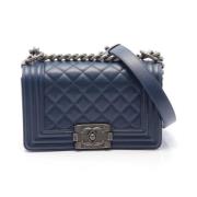 Chanel Vintage Pre-owned Laeder chanel-vskor Blue, Dam