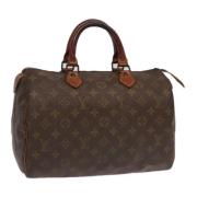 Louis Vuitton Vintage Pre-owned Canvas handvskor Brown, Dam