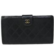 Chanel Vintage Pre-owned Laeder plnbcker Black, Dam