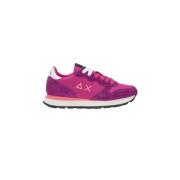 Sun68 Ally Solid Nylon Sneakers Purple, Dam