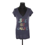 Chloé Pre-owned Pre-owned Bomull toppar Blue, Dam