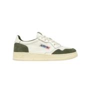 Autry Vintage Låg Topp Läder Sneakers Green, Herr