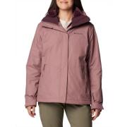 Columbia 3-i-1 Fleece Interchange Jacka Rosa Pink, Dam