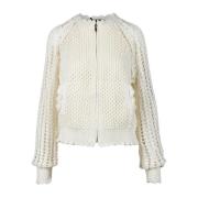 Twinset Kvinnors Vit Kofta White, Dam