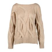 Alpha Studio Maglia Beige, Dam