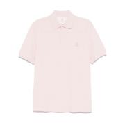 Brunello Cucinelli Rosa Polo med Heraldiskt Logo Pink, Herr