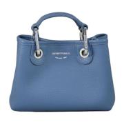 Emporio Armani Stilig PU-väska Blue, Dam