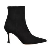 Roberto Festa Svarta Ankelboots i Mocka Black, Dam