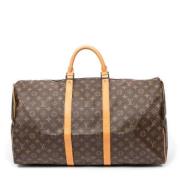 Louis Vuitton Vintage Pre-owned Canvas resvskor Brown, Dam