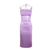 Just Cavalli Midi Dresses Purple, Dam