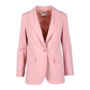 Marella Elegant Blazer med Polyesterblandning Pink, Dam