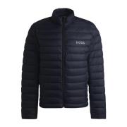 Hugo Boss Blå Herrjacka Straight Fit Blue, Herr