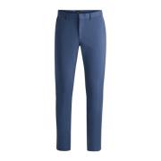 Hugo Boss Blå Chinos Slim Fit Blue, Herr