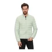 Emporio Armani EA7 Grön Regular Fit Jacka med Dragkedja Green, Herr