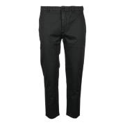 Department Five Bomull Elastan Byxor Black, Herr