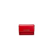 Love Moschino Röd Crossbody-väska med Kedja Red, Dam