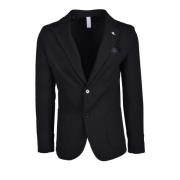 Imperial Elegant Blazer med Stretchigt Tyg Black, Herr