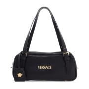 Versace Nappa Läder Bowlingväska Black, Dam