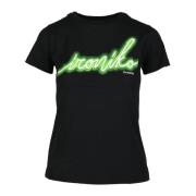 Pinko Bomull T-shirt Black, Dam