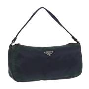 Prada Vintage Pre-owned Canvas prada-vskor Blue, Dam