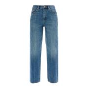 Tory Burch Klassiska Denim Jeans för Män Blue, Dam