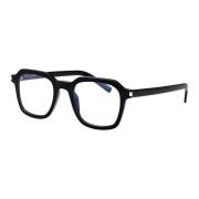 Saint Laurent Slimmade Optiska Glasögon Black, Unisex