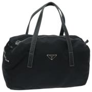 Prada Vintage Pre-owned Nylon resvskor Black, Dam