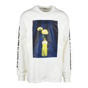 Msgm Tshirt White, Herr