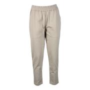 Brunello Cucinelli Byxor Beige, Dam