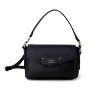 Guess Flap Axelväska Höst/Vinter Kollektion Black, Dam