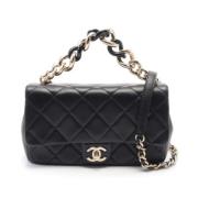 Chanel Vintage Pre-owned Laeder chanel-vskor Black, Dam