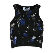 Msgm Top Black, Dam