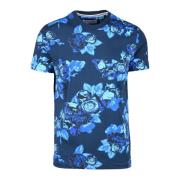 Bikkembergs Bomull Elastan T-shirt Blue, Herr