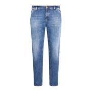 PT Torino Denim Loose Indie Jeans i blått Blue, Herr