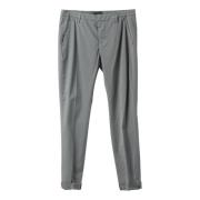 Dondup Lyxiga Italienska Chino Byxor Gray, Herr