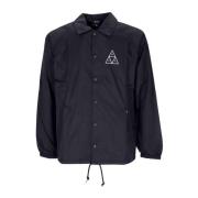 HUF Svart Essentials Tränare Jacka Vattenavvisande Black, Herr