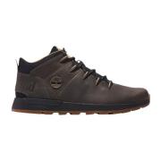 Timberland Grå Mid Lace Up Sneaker Gray, Herr