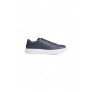 Armani Exchange Läder Herr Sneakers Vår/Sommar Kollektion Blue, Herr