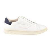 Diesel Gummi och läder sneakers White, Herr