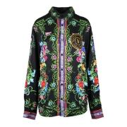 Versace Jeans Couture Viskos Skjorta Multicolor, Herr