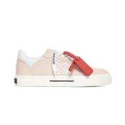 Off White Nakna canvas sneakers med pillogotyp Multicolor, Dam