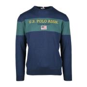 U.s. Polo Assn. Marinblå Herrtröja Blue, Herr