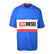 Diesel Bomull T-shirt Blue, Herr